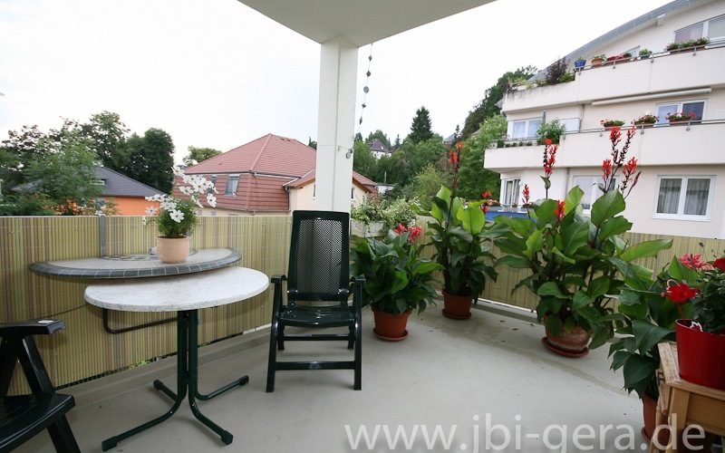 Sonnenverwöhnter Balkon