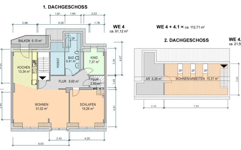 Grundriss WE 4 DG