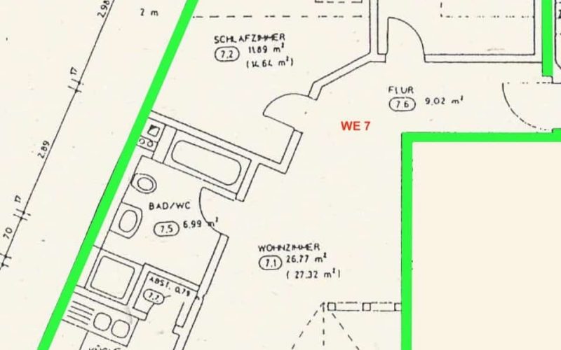 Grundriss WE7