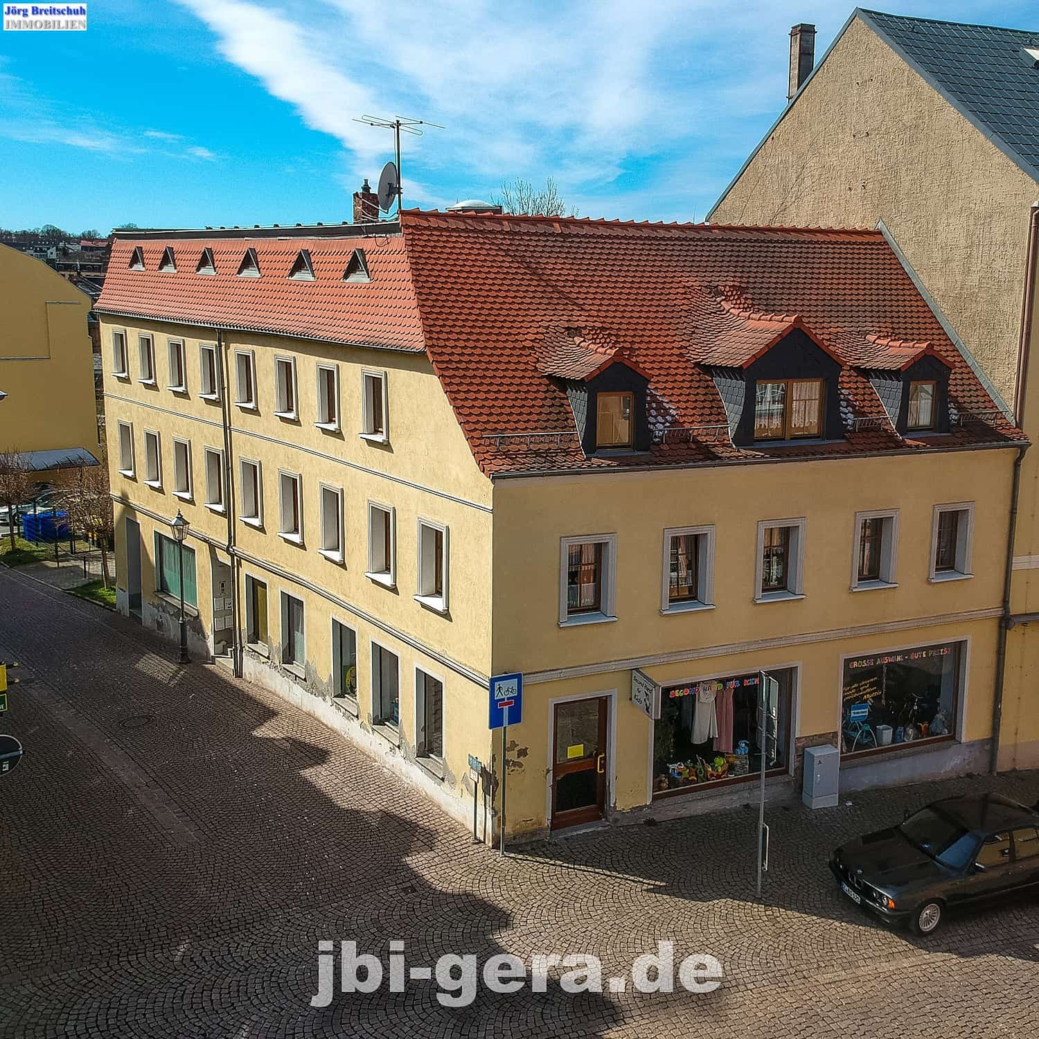 Wohn-und Geschäftshaus in Meerane, Faktor 9,26 mit Potential