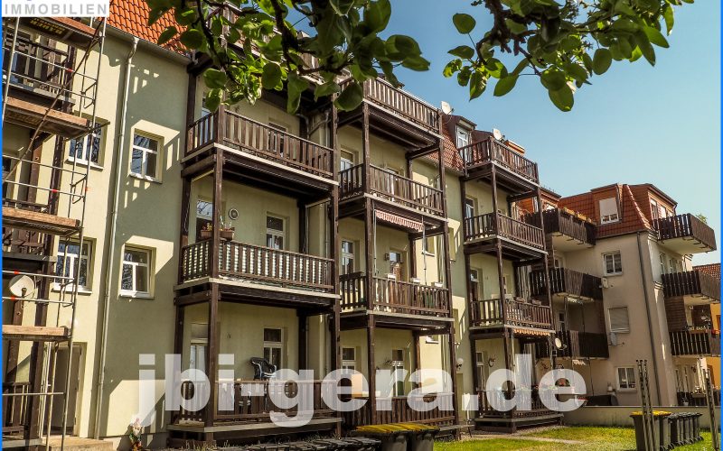 Rückansicht, Balkonanlage