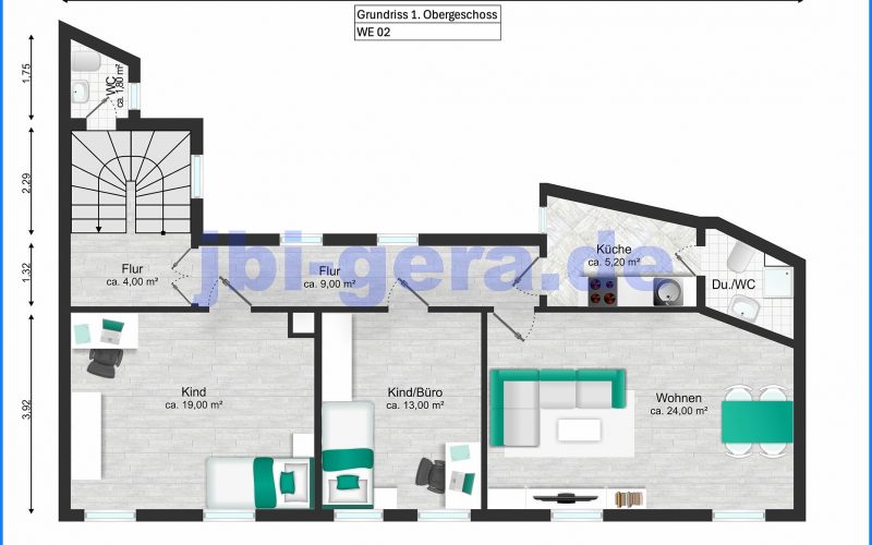 Grundriss  1OG
