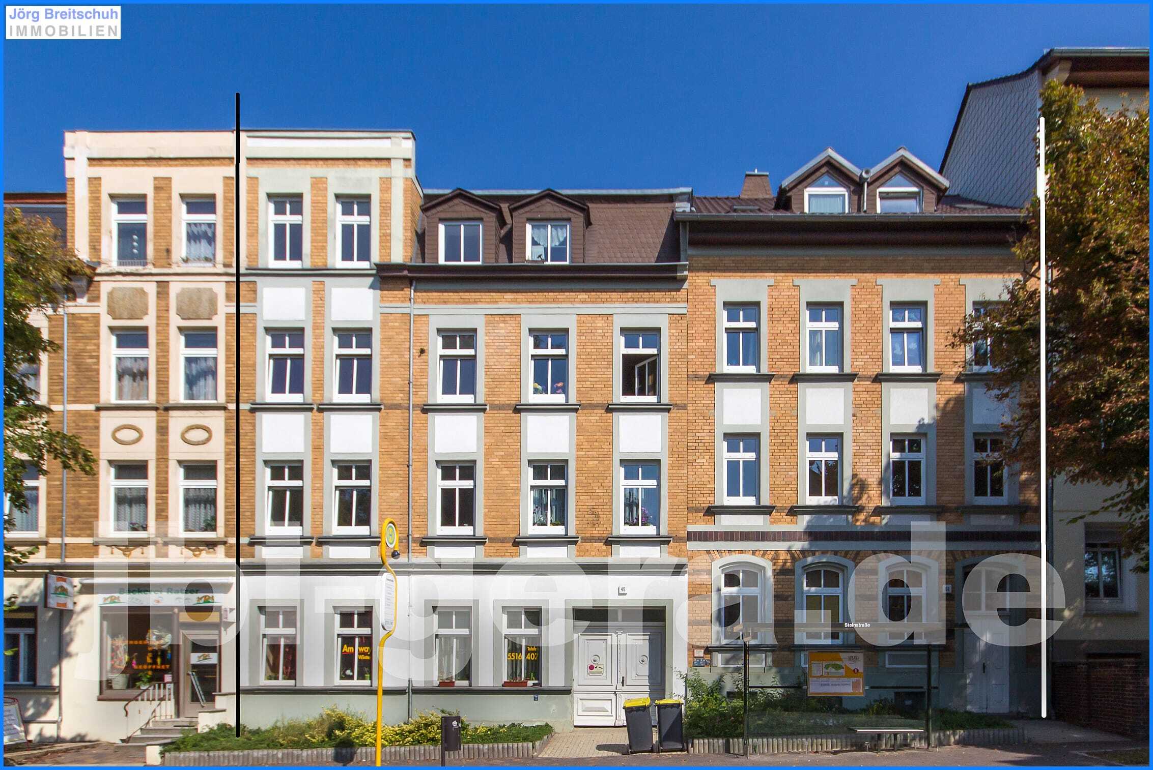 Zwei voll vermietete Mehrfamilienhäuser mit 11 Wohneinheiten im beliebten Ostviertel von Gera