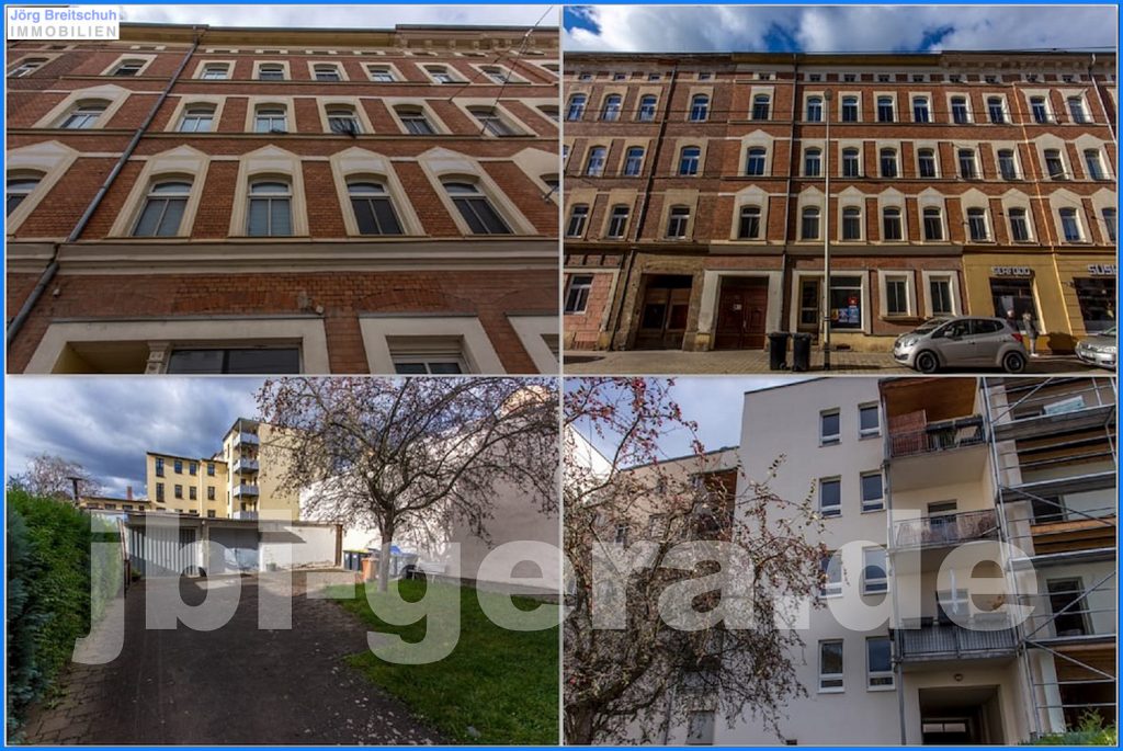 MFH 4 Einheiten, 2 Garagen, Balkonen, Gera-Debschwitz 9,53 % Rendite(soll) HZG 2013