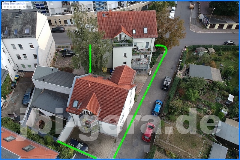 Zwei Gebäude, ein Grundstück, vollvermietet, Balkone, im gefragten Gera-Ostviertel! Rendite 8%