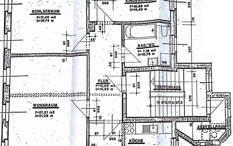 1614 Grundriss 1-3 OG
